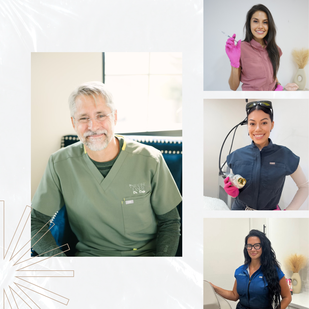  Paradise Laser Delray Beach medical team - medical director, nurse practitioners,  laser specialists and estheticians