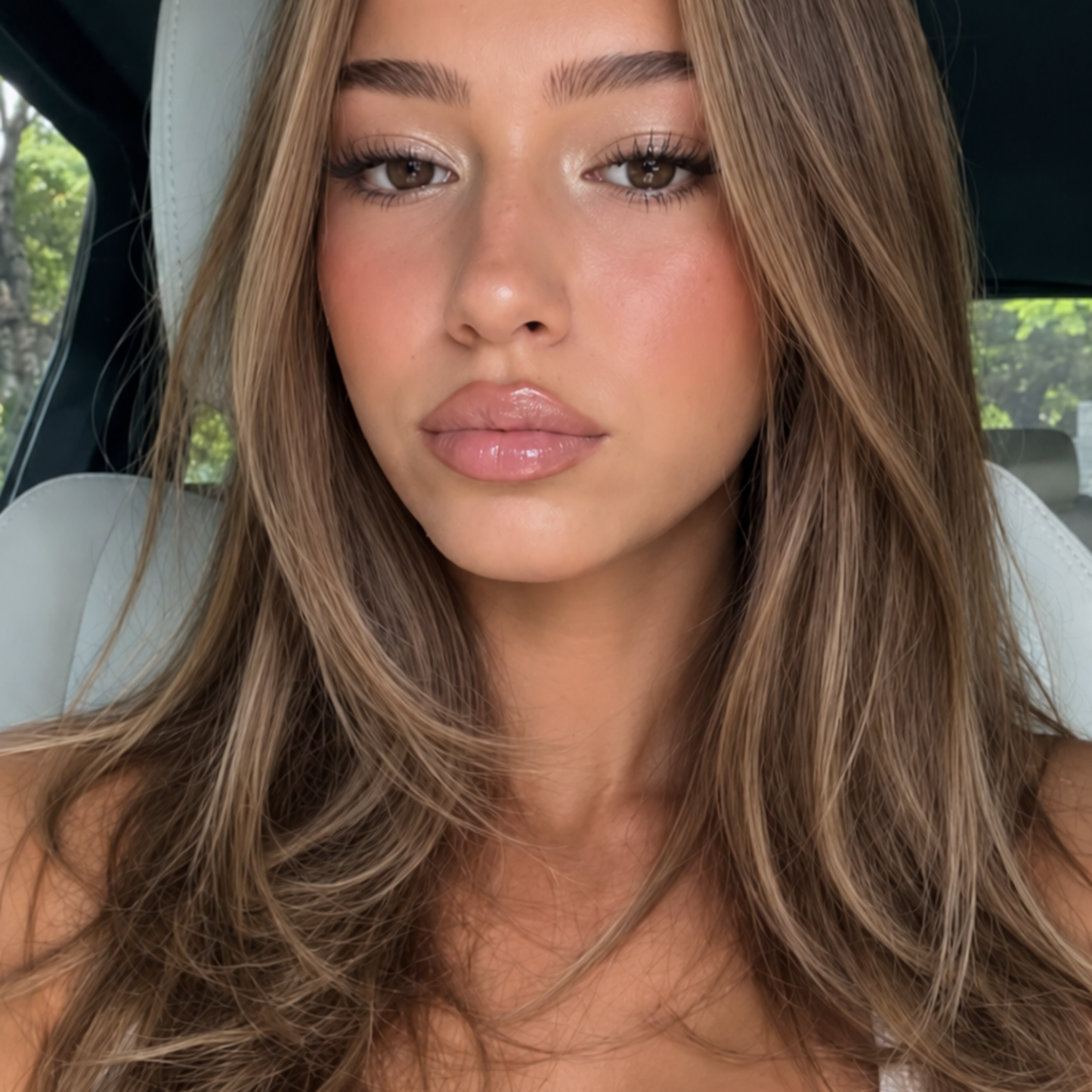 Full, defined lips after Paradise Lip™ full syringe lip injections by a master injector at Paradise Laser Delray Beach